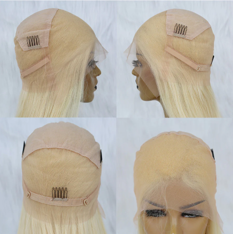 Full Lace Pre-plucked Hairline 613 Blonde Wigs