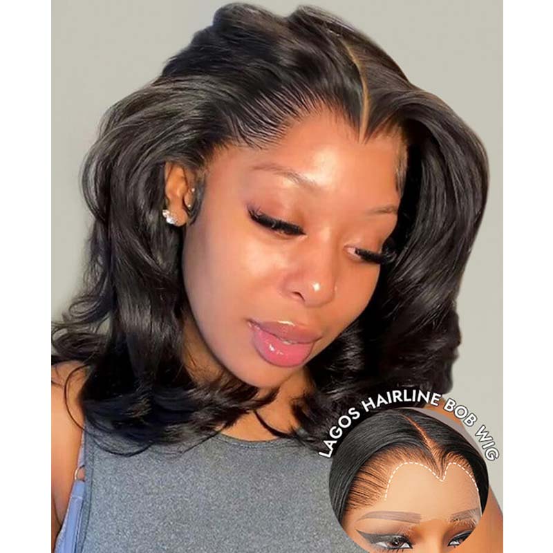 Lagos Hairline 360 Lace “Mini-Knotless” Swiss Lace With Invisible Adjustable Strap - Bob
