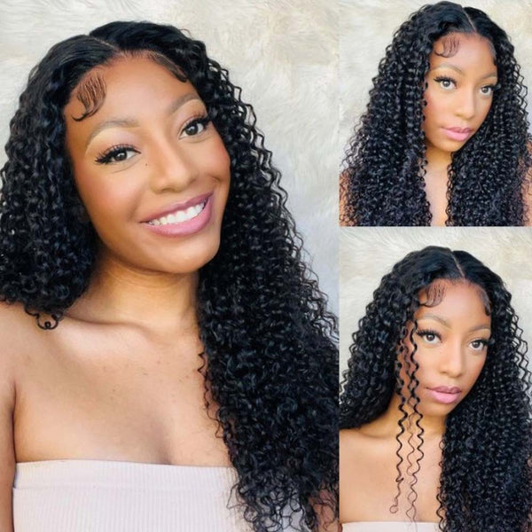 "Mini Knotless"13X6 SUPER Pre-Plucked Custom Hairline Curly Wig