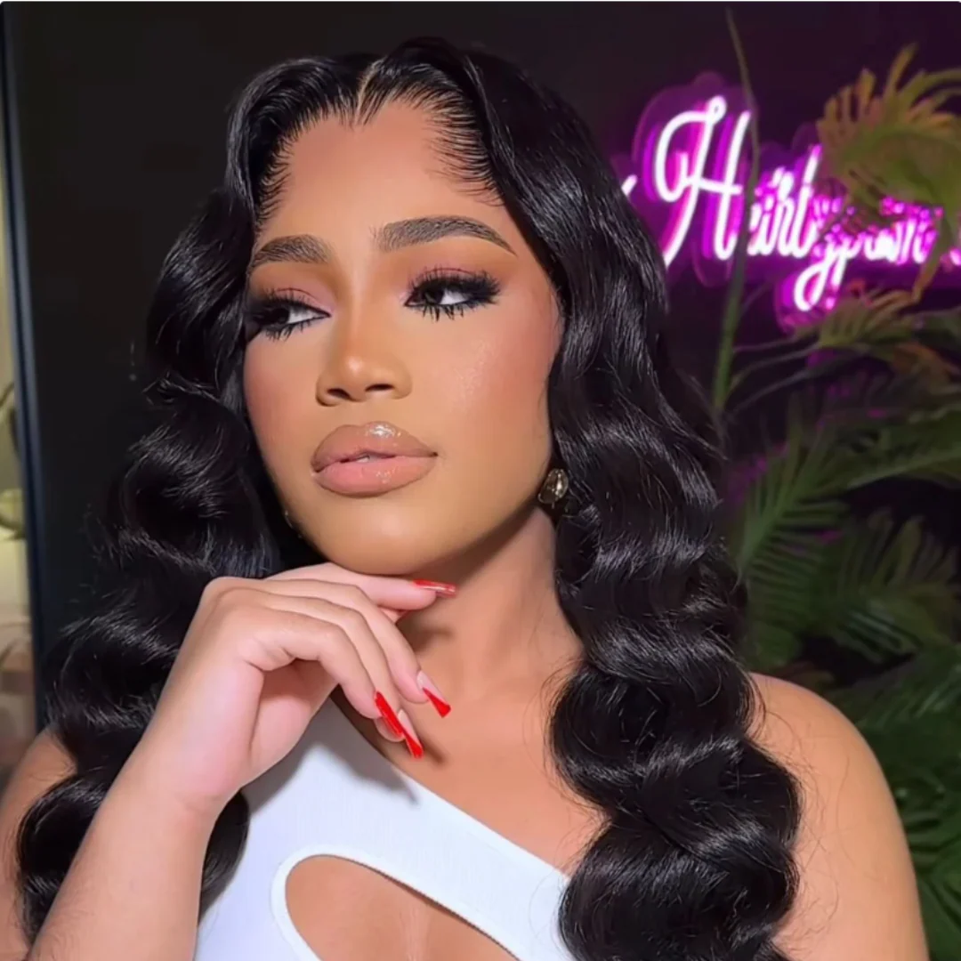 Lagos Hairline 360 Lace “Mini-Knotless” Swiss Lace With Invisible Adjustable Strap - Body Wave
