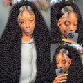 360 Transparent Lace Frontal Pre-plucked Hairline 250% Density Wig - Curly
