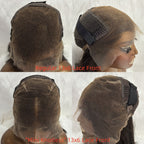 Natural Edge Skin Melt Lace Frontal Wig Deep Wave