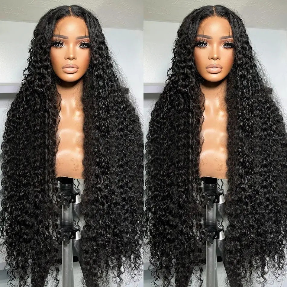 EasiContour V Part Glueless Water Wave Wig With New Drawstring