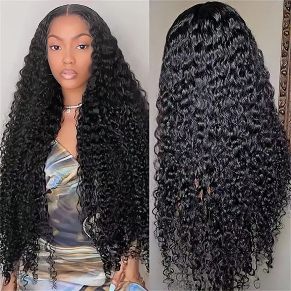 Upgraded Full Lace Wig (All Lace No Mesh) Transparent Lace Human Hair Wig with Invisible Strap Burmese Curly