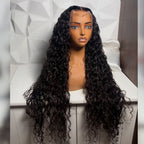 "Mini Knotless" 13x6 HD Lace Super Pre-Plucked Custom Hairline High Density Italian Wave Wig