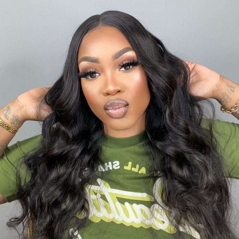 “Mini-Knotless” 9X6 Drawstring Swiss Lace Wig - Body Wave