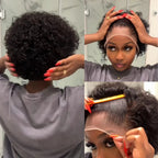 Lagos Hairline 13X4/13X6 Front Curly Pixie Cut Wig