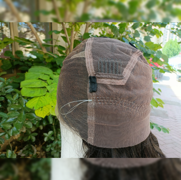 Upgraded Full Lace Wig (All Lace No Mesh) Transparent Lace Human Hair Wig with Invisible Strap Burmese Curly