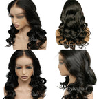 Pre-Lux PRESHAPED Natural Hairline 360 Swiss Lace Body Wave Wig