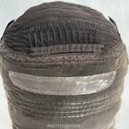 PRE-CUT EAR TAB 360 Lace Swiss Lace Body Wave With Invisible Adjustable Strap And Curly Edges All Around