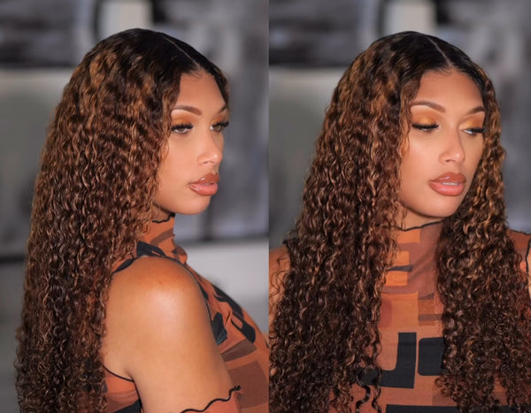 "Mini Knotless"13X6 SUPER Pre-Plucked Custom Hairline Curly Wig