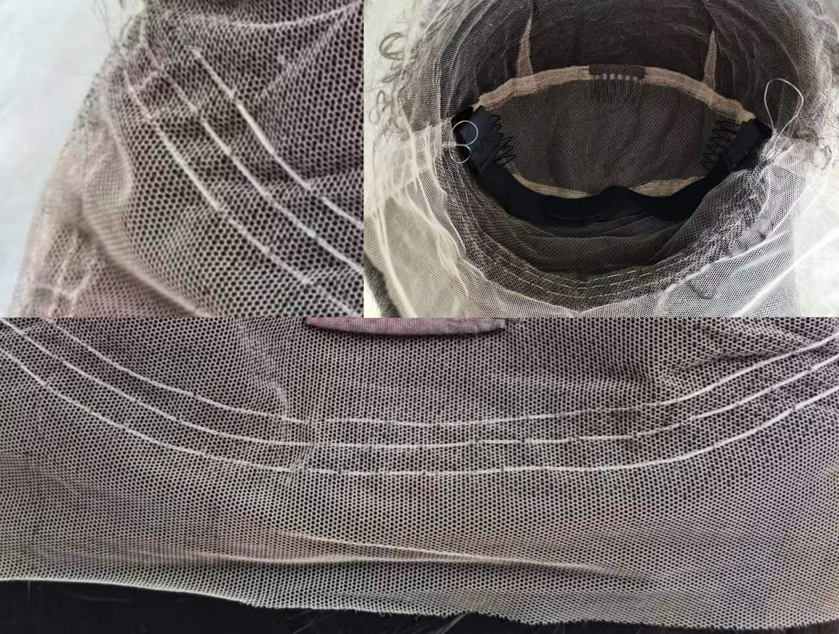 Upgraded Full Lace Wig (All Lace No Mesh) Super Pre-plucked Swiss Human Hair Wig with Invisible Strap Water Wave