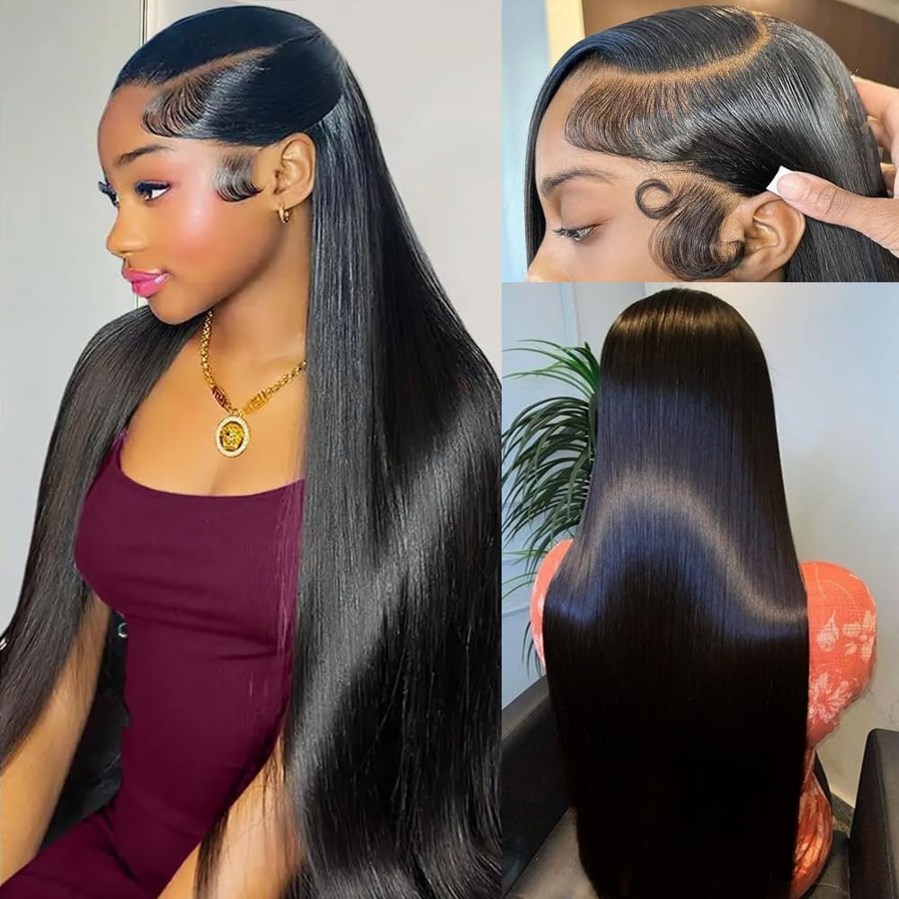 Glueless Air Cap "Mini Knotless" 5X5/13X6 HD Lace Front Wig Straight