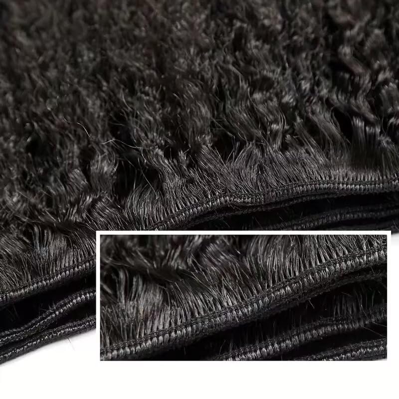 Kinky Straight Human Hair Bundles