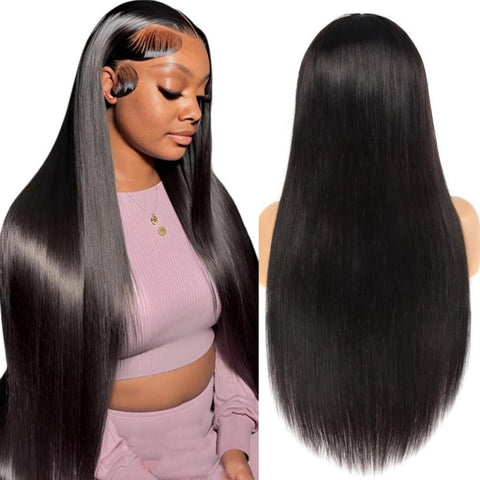 Glueless Air Cap "Mini Knotless" 5X5/13X6 HD Lace Front Wig Straight