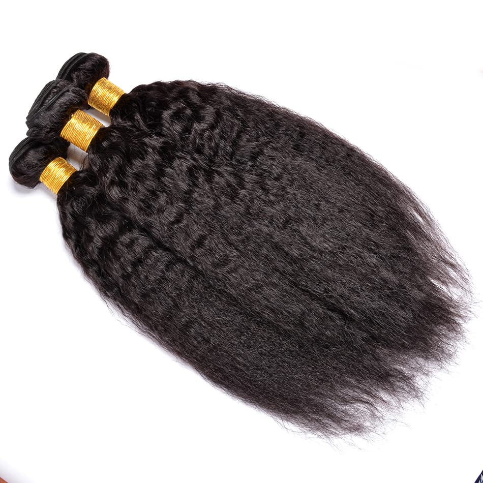 Kinky Straight Human Hair Bundles