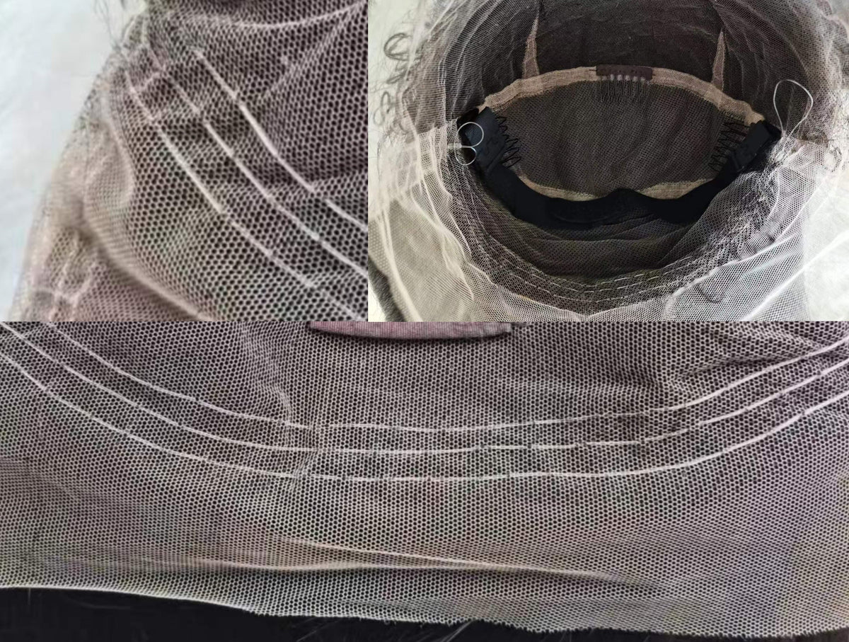 Upgraded Full Lace Wig (All Lace No Mesh) Super Pre-plucked Swiss Lace Human Hair Wig with Invisible Strap Burmese Curly