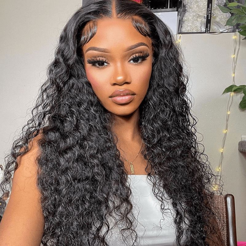 Glueless Air Cap "Mini Knotless" 5X5/13X6 HD Lace Front Wig Water Wave
