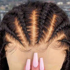 "Mini Knotless" 13x4 Full Frontal HD Lace Pre-plucked Hairline Wig - Body Wave