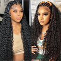 5X5/13x4/13X6 HD Lace Pre-plucked Hairline 32 Inches Extra-Long Wig-Water Wave