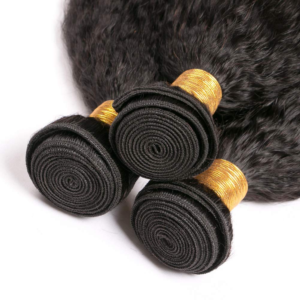 Kinky Straight Human Hair Bundles