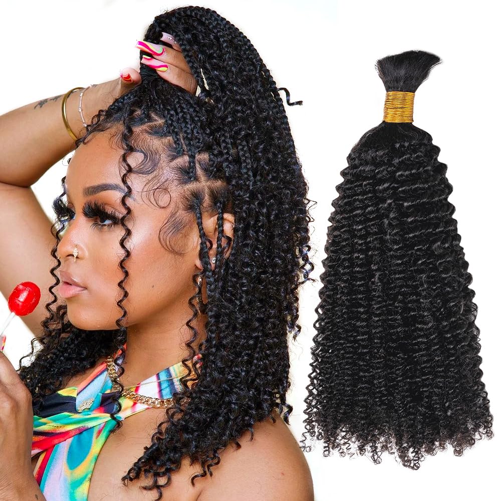 Kinky Curly Bulk Hair Bundles