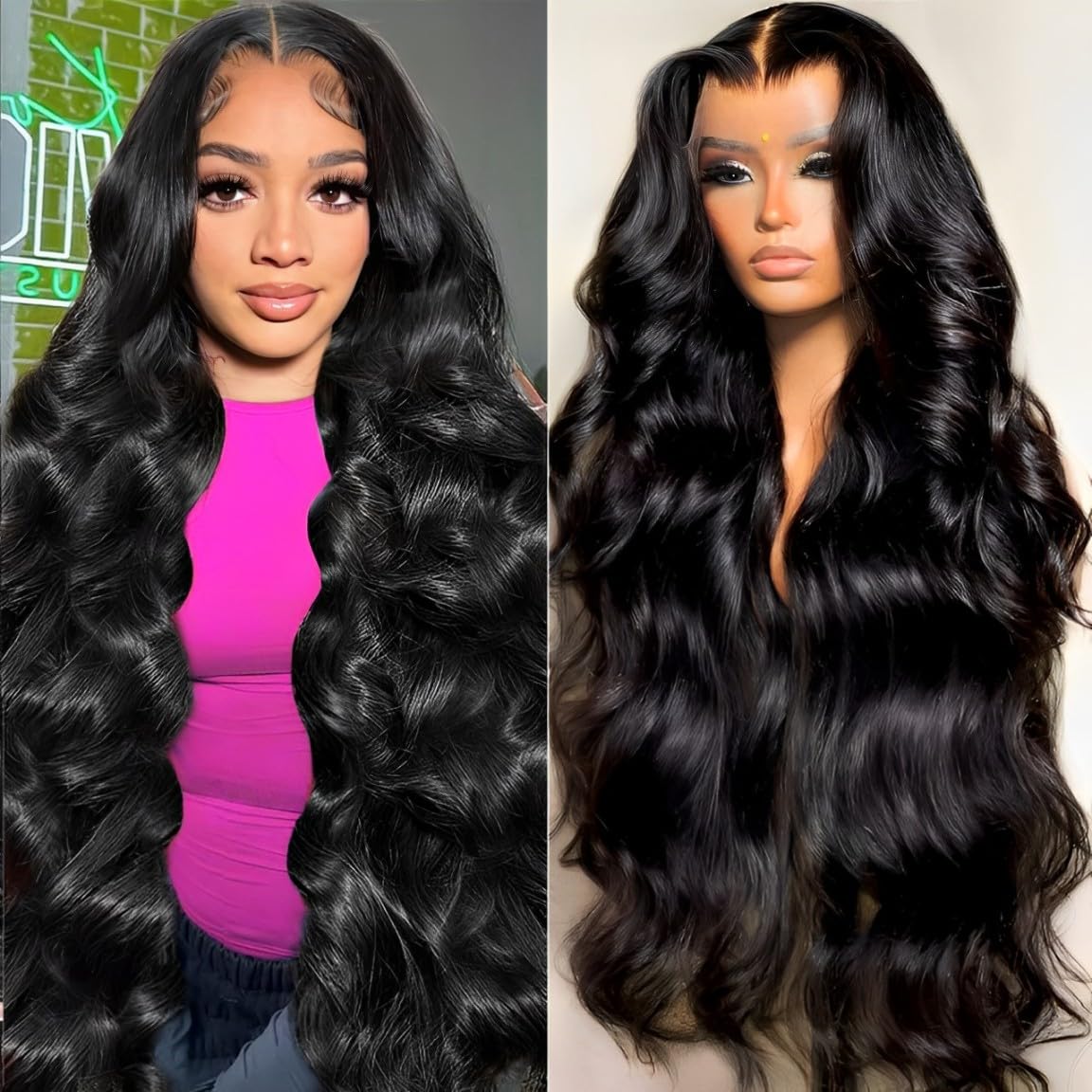 13X6 Lace Front Pre-plucked Hairline 250% Density Wig - Body Wave