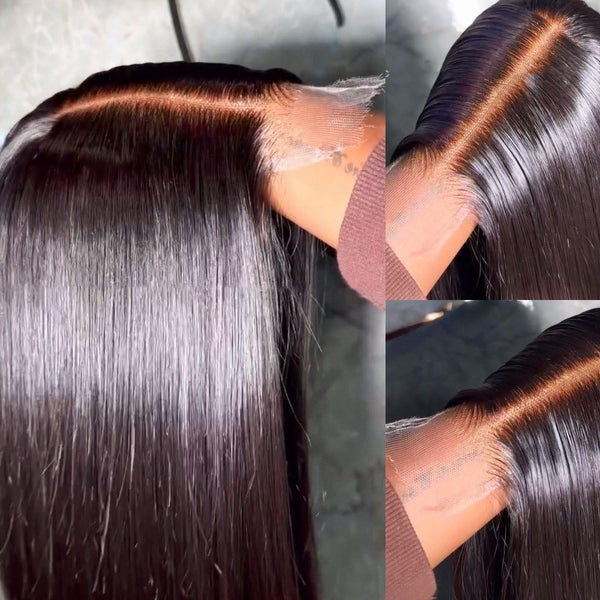 2X6 Deep Middle Part Lace Pre-plucked BOB Human Hair Wig