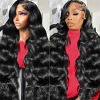 "Mini Knotless" 13x6 HD Lace Super Pre-plucked Hairline 250% Density Wig - Body Wave