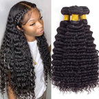 Deep Wave Human Hair Bundles