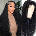 Glueless Air Cap "Mini Knotless" 5X5/13X6 HD Lace Front Wig Water Wave