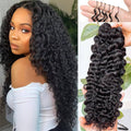 Feather Crochet Hair Burmese Curls Boho Braids Human Hair Bundles