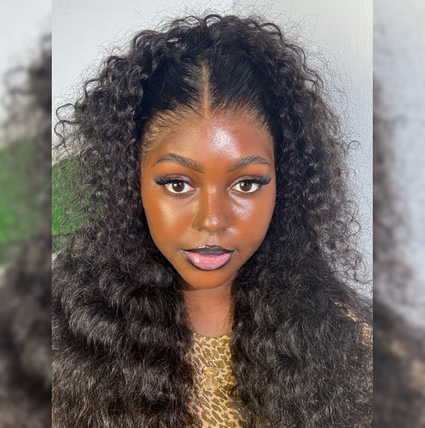 Upgraded Full Lace Wig (All Lace No Mesh) Transparent Lace Human Hair Wig with Invisible Strap Loose Wave