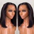 Full Lace Straight Bob Wig WIth Full  Fake Scalp Wigs