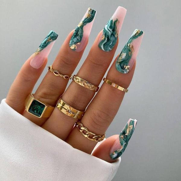 Emerald Treasure|Nails