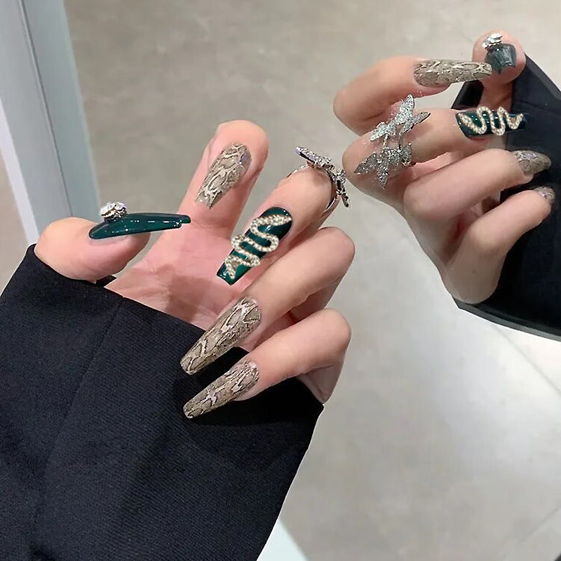 Green Water Ghost|Nails
