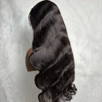 CLEAR LACE Swiss Lace LONG 13x6 Body Wave Lace Wig