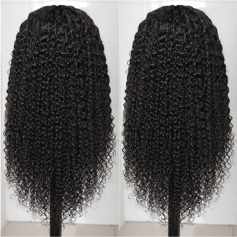 Natural Edge Skin Melt Lace Frontal Wig Afro Kinky Curly