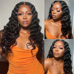 Upgraded "Mini Knotless" Full Lace/Whole Lace No Mesh Wig Deep Wave