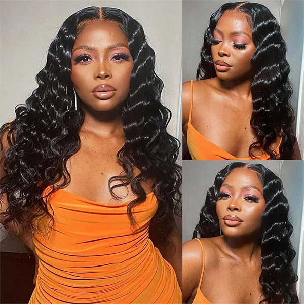Upgraded "Mini Knotless" Full Lace/Whole Lace No Mesh Wig Deep Wave