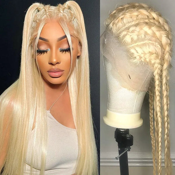 Full Lace Pre-plucked Hairline 613 Blonde Wigs