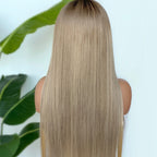 【Lux Customization】5X5/ 13x4 HD Lace Ombre Blonde Straight Wig