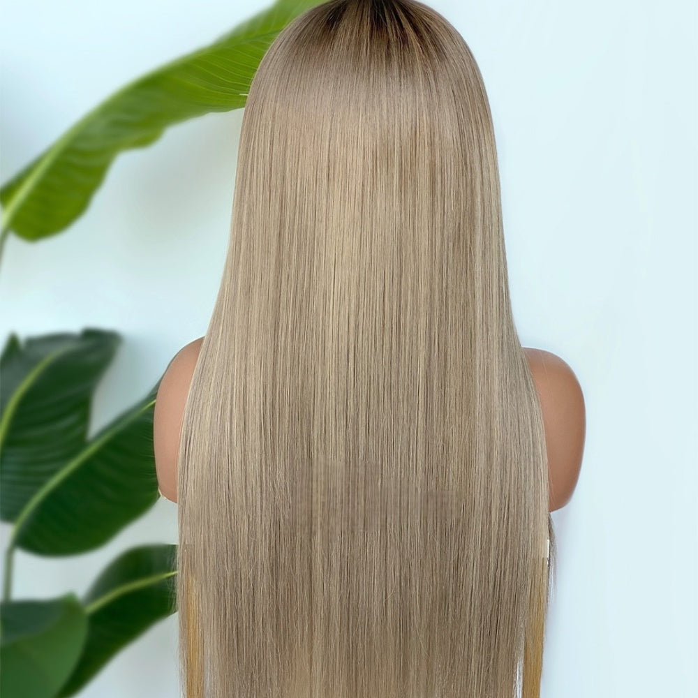 【Lux Customization】5X5/ 13x4 HD Lace Ombre Blonde Straight Wig