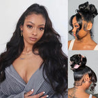 370 Fitted Cap Swiss Lace Body Wave With Invisible Adjustable Strap