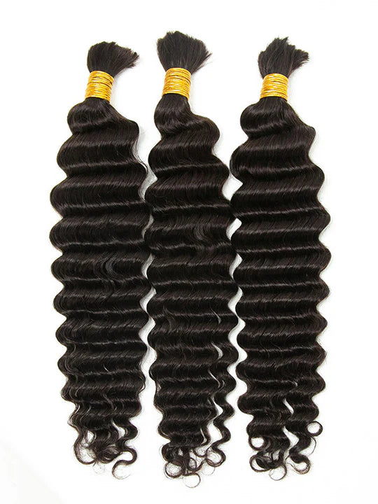Deep Wave Bulk Hair Bundles