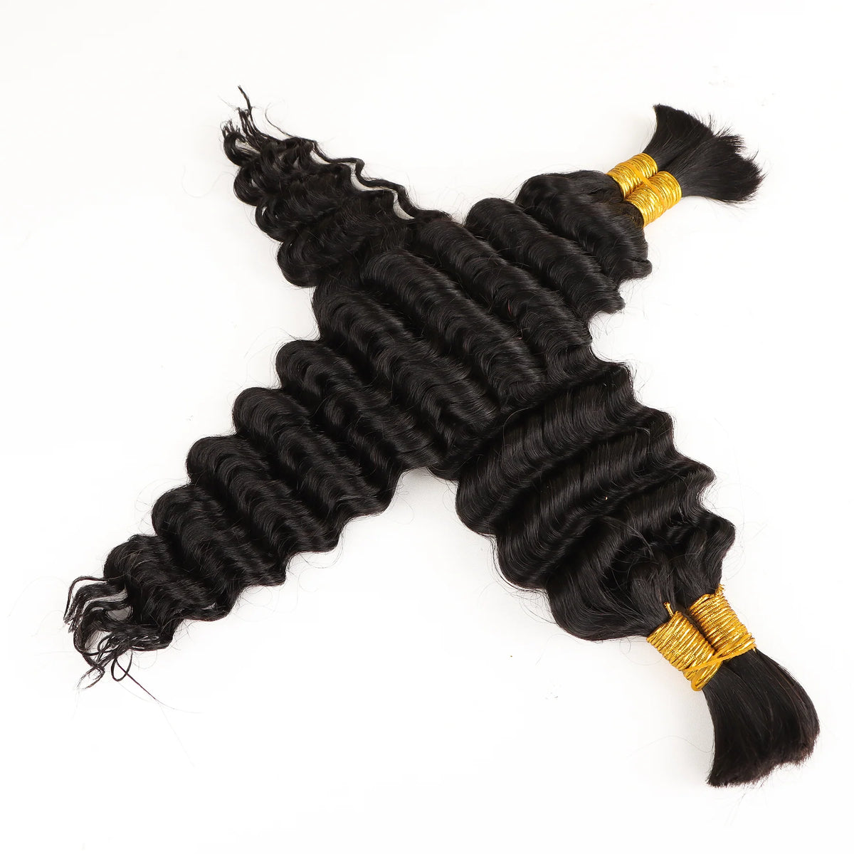 Deep Wave Bulk Hair Bundles