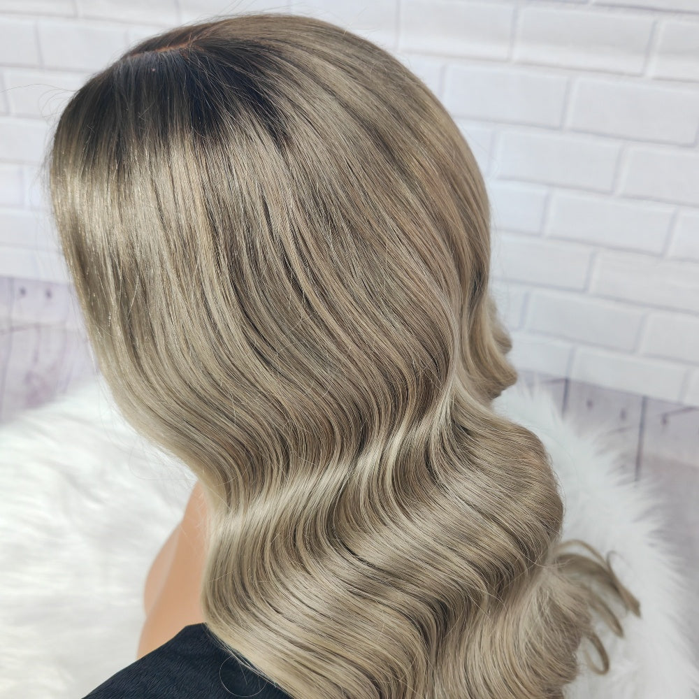【Lux Customization】5X5/ 13x4 HD Lace Ombre Highlight Wave Wig