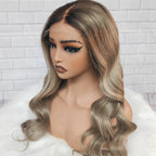 【Lux Customization】5X5/ 13x4 HD Lace Ombre Highlight Wave Wig