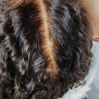 PRE-CUT EAR TAB 360 Lace “Mini-Knotless” Swiss Lace Deep Loose Wave Human Hair Wig with Invisible Adjustable Strap