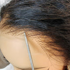 PRE-CUT EAR TAB 360 Lace “Mini-Knotless” Swiss Lace Deep Loose Wave Human Hair Wig with Invisible Adjustable Strap